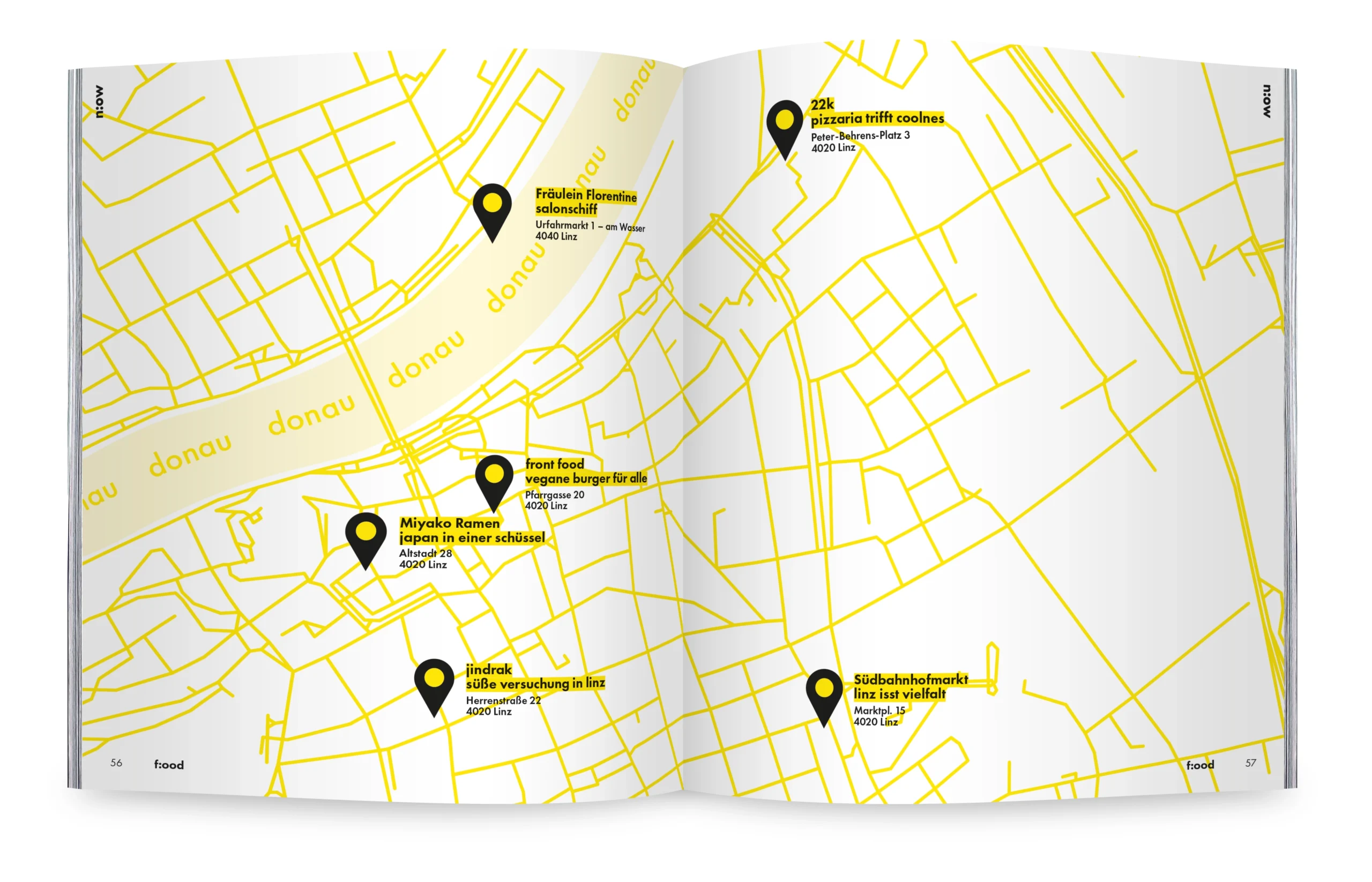 n:ow Magazin – Karte