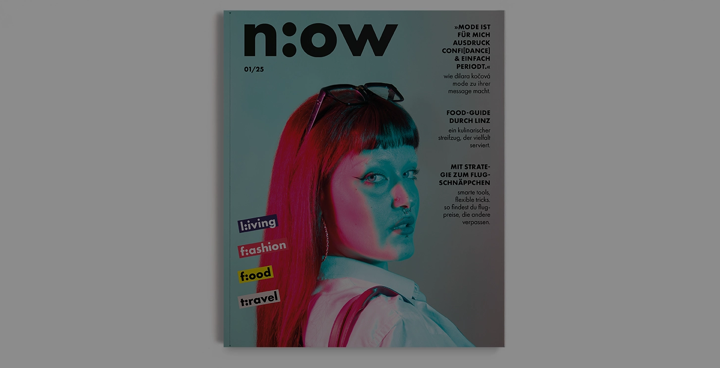 n:ow Magazin – Cover